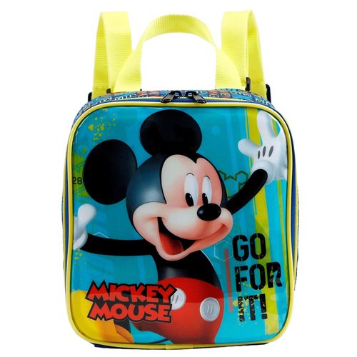 Lancheira Escolar - Mickey X2 - 21 cm - Xeryus