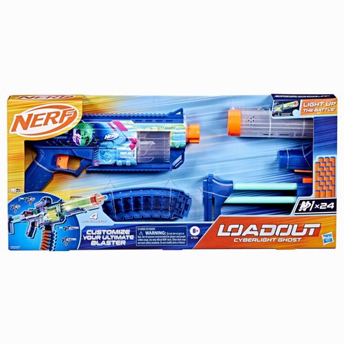 Lança Dardos Nerf - Cyberlight Ghost - Loadout - Hasbro