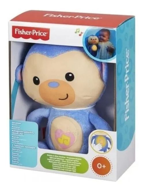 Pelúcia com Luz e Som - Macaquinho Calmante - Fisher Price