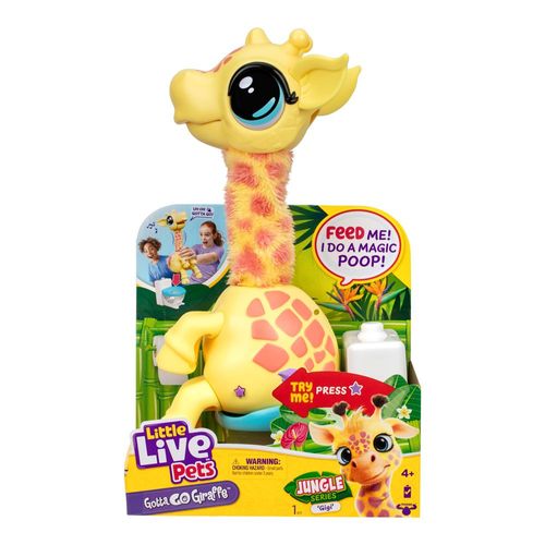 Pelúcia Interativa com Som - Girafa - Little Live Pets - Fun