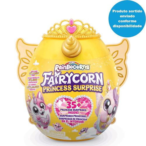 Ovo com Pelúcia Surpresa - Fairycorn - Rainbocorn - Grande - Sortido - Fun