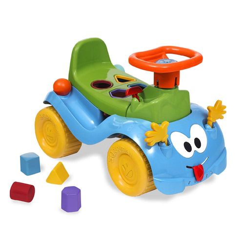 Quadriciclo Infantil - Totokinha Bolinha com Escorregador de Bolinhas - Azul - Cardoso