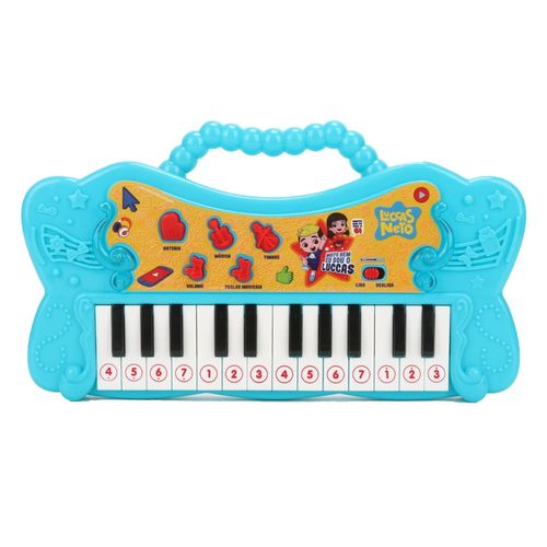 Tecladinho Musical - Luccas Neto - Luz e Som - Multilaser
