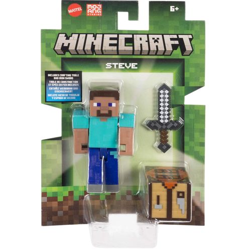 Mini Figura Minecraft - Steve - Mojang - Mattel
