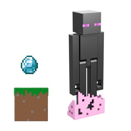Mini Figura Minecraft - Enderman - Mojang - Mattel
