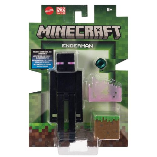 Mini Figura Minecraft - Enderman - Mojang - Mattel